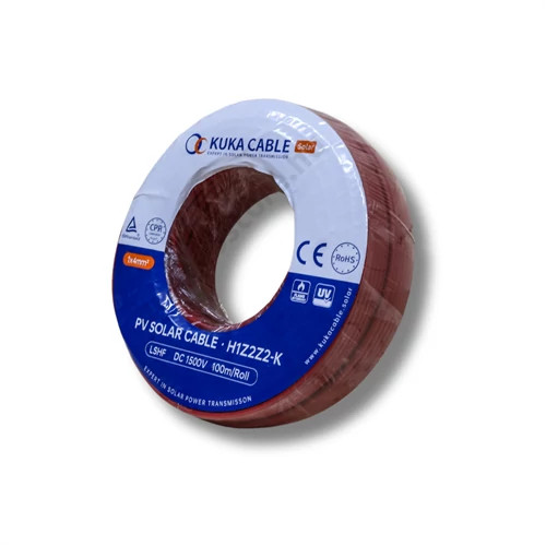 Solar kábel 4mm2 piros 100m (KUKA CABLE)