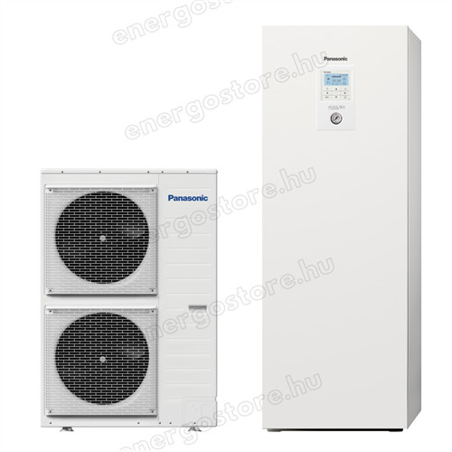 Panasonic Aquarea T-CAP 9 kW-os H generációs, All In One split hőszivattyú szett, 1f ázisú Compact (KIT-AXC09HE5C) [WH-UX09HE5/ WH-ADC1216H]