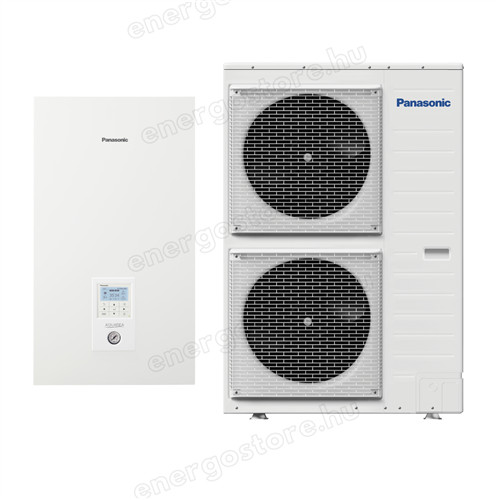 Panasonic Aquarea High Performance Bi‑bloc H Generációs hőszivattyú szett, 3 fázisú 9 kW (KIT-WC09H3E8) [WH-SDC09H3E8/WH-UD09HE8]